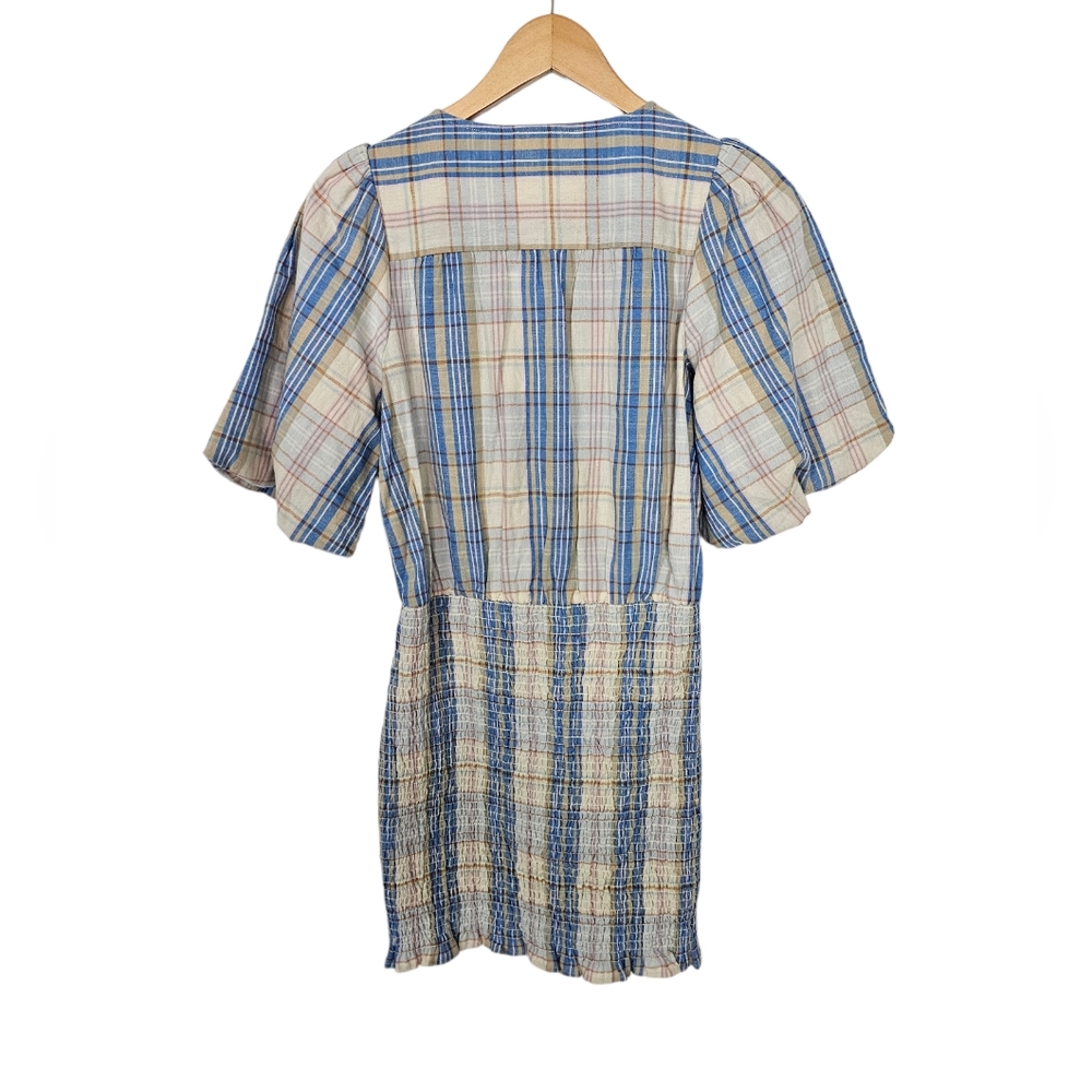 Sezane Olga Dress Check New With Tags Size 34 US 0 - Picture 5 of 9